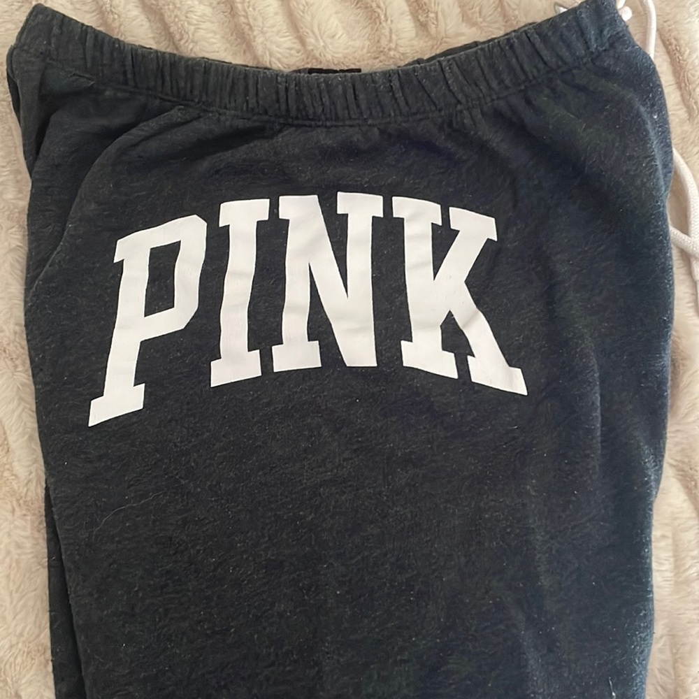 Grey PINK sweatpants
